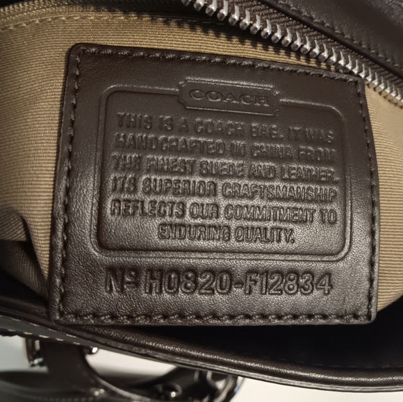 Coach Brown Suade Bag Needs To Be Cleaned - Picture 11 of 13